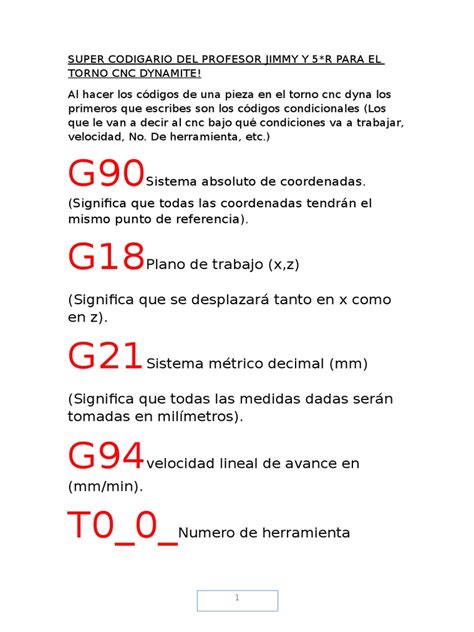 codigos m par torno cnc|codigos m ftorno.